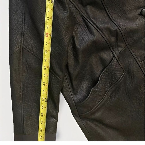 Ralph Lauren Vintage Leather Coat, Womens size XL - Picture 6 of 14